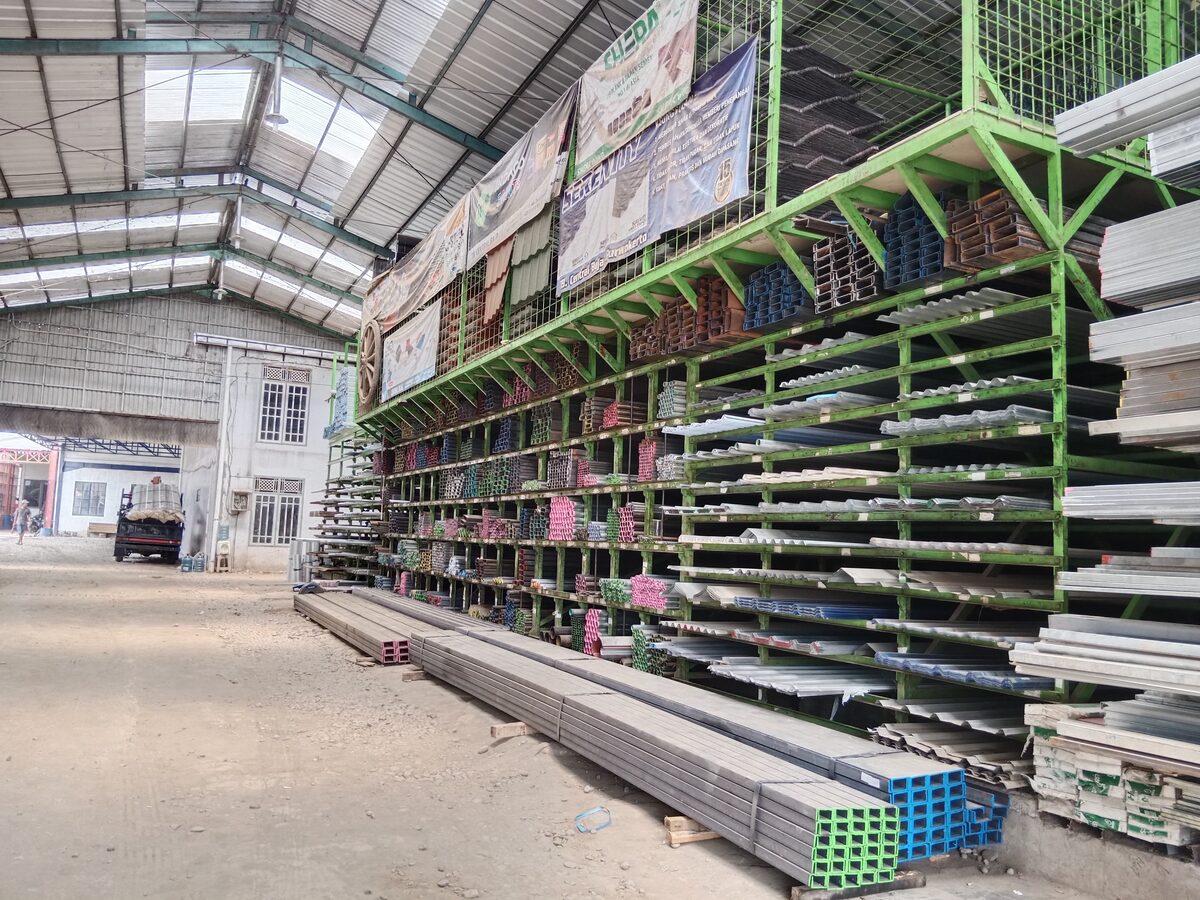 Rak Stok Baja Ringan & Atap